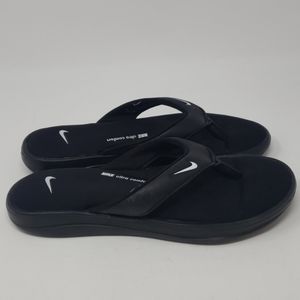 women's nike navy blue flip flops